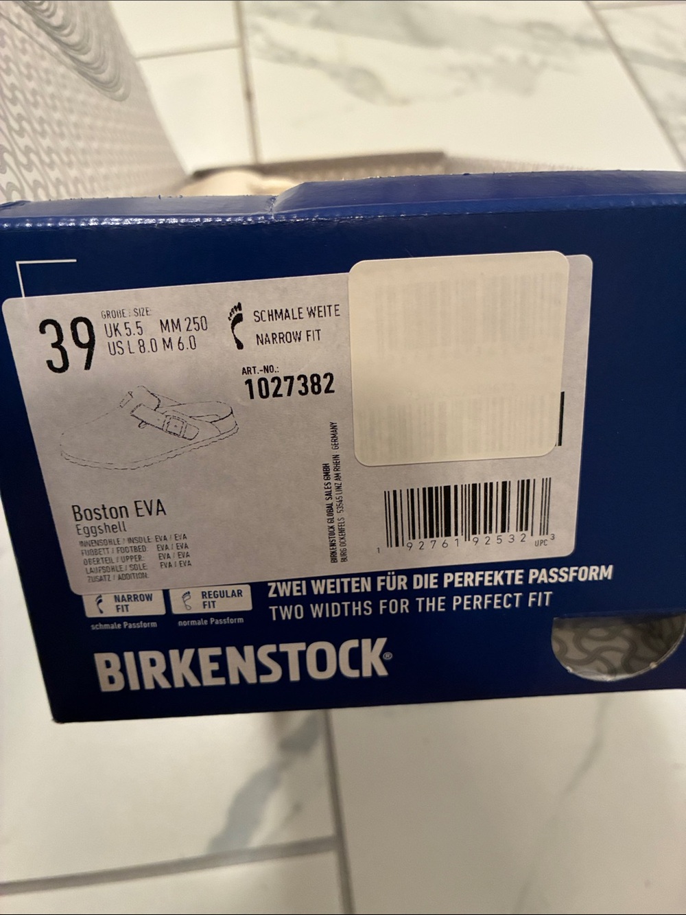 Birkenstock EVA Clog in Eggshell size 39 U.S. women’s 8-8.5 - Picture 7 of 7